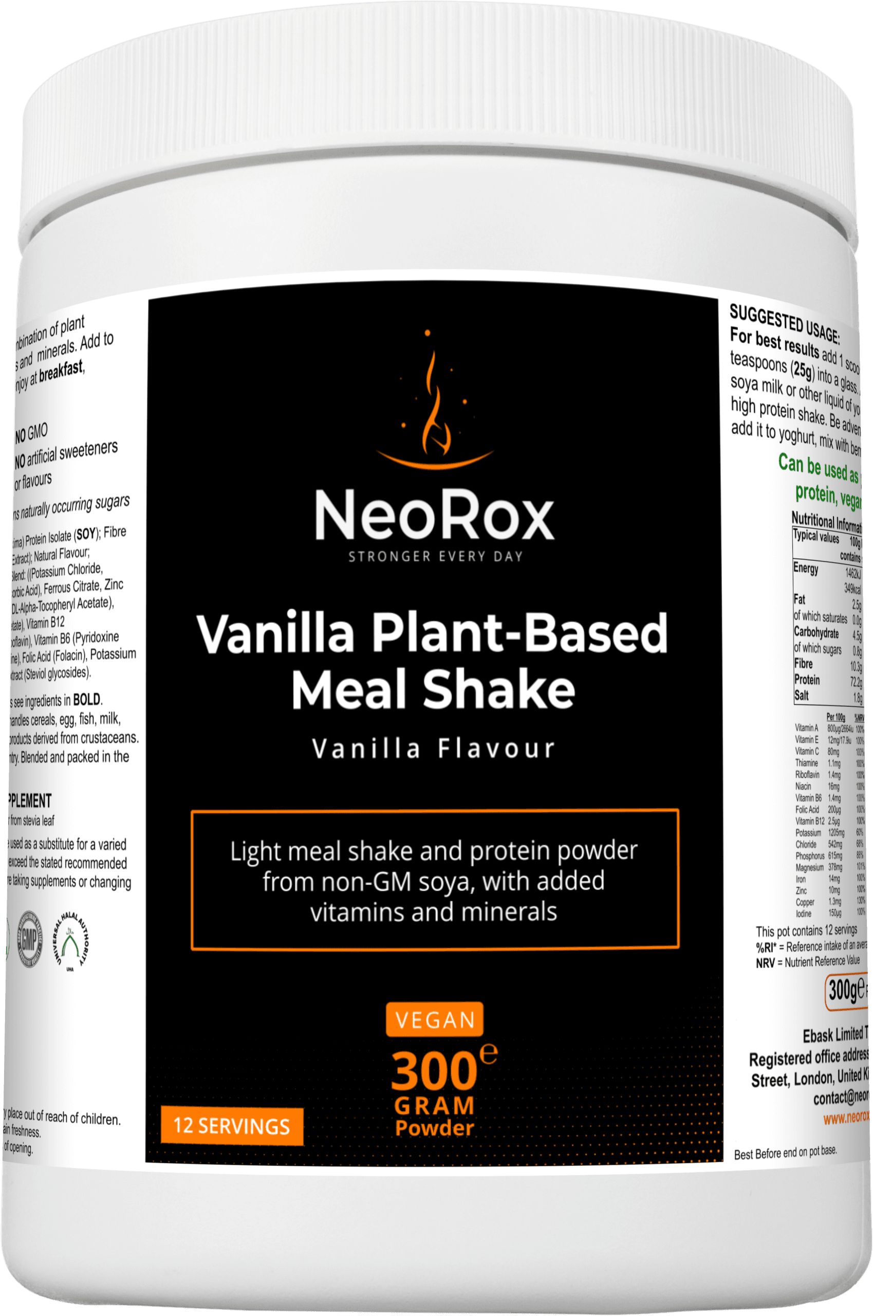 Vanilla Plant-Based Meal Shake 4 Vanilla Plant-Based Meal Shake - Image 4